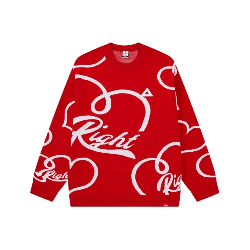 PEAK RIGHT series Свитер Унисекс Китай Красный