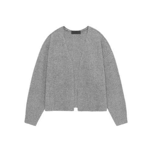 Fear of God ESSENTIALS Овсяный серый/Темный Вереск Мужской Трикотаж