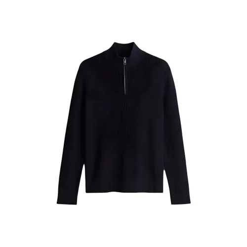 H&M Морской Синий Мужской Трикотаж