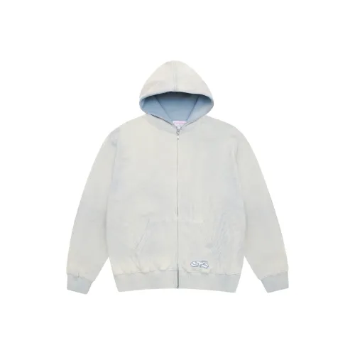 YARDSALE FW24 Спрей Waffle Толстовка Унисекс Синий
