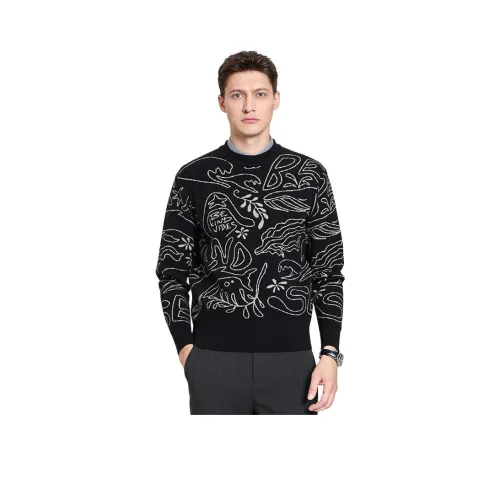 Dance with Wolves Свитер Мужской Черный