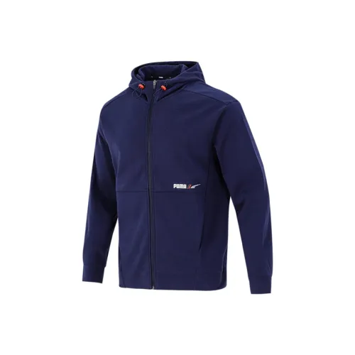 PUMA Темно-синие мужские куртки
