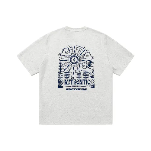 Skechers Yazhuan Series T-Shirt Унисекс Light Фотиния Серый