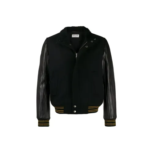 SAINT LAURENT FW21 Куртки и пальто Мужской Черный