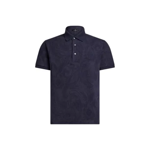 ETRO Синий Мужская Поло