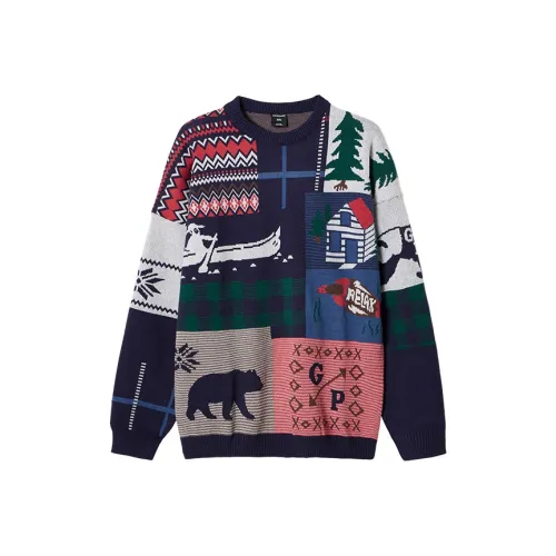 WAYNEXZAVIER Свитер Мужской Синий