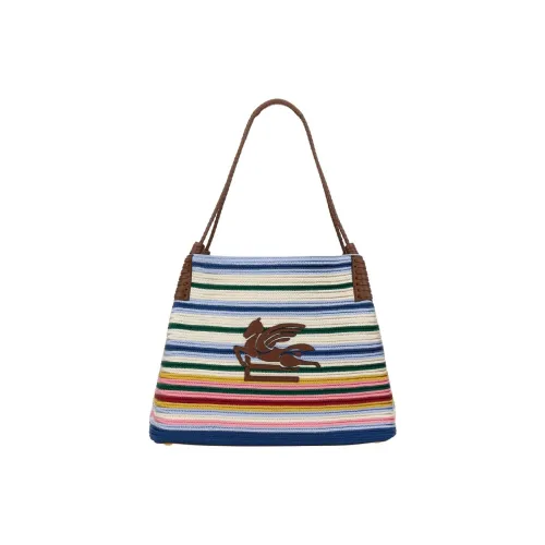 ETRO Pegaso Хлопок Сумка-тоут Сумка для покупок Сумка через плечо Средняя Женская Многоцветная