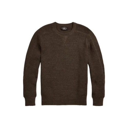 Double RL SS24 Трикотаж Мужской Темно-оливковый Зеленый