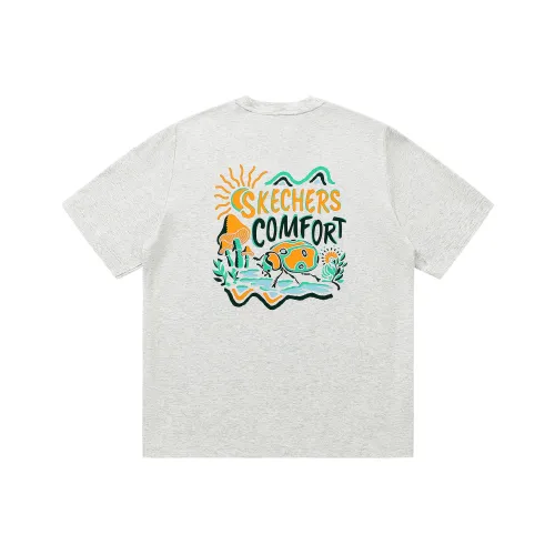 Skechers Yazhuan Series T-Shirt Унисекс Light Фотиния Серый