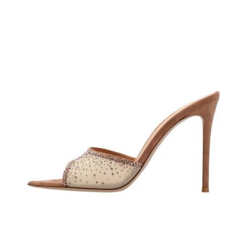 GIANVITO ROSSI Rania Слипоны Женские Коричневый