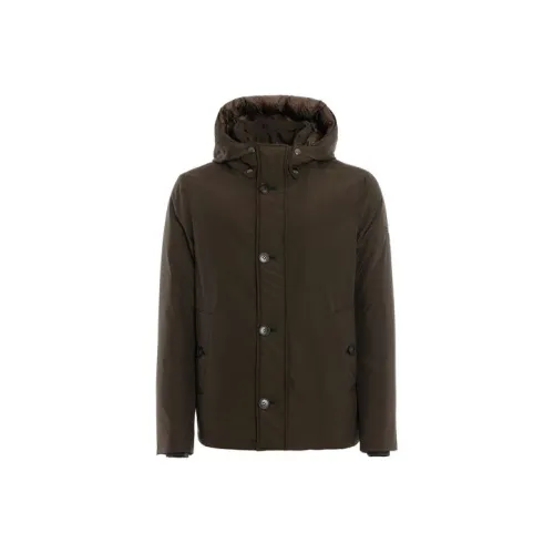 WOOLRICH Темно-зеленые мужские куртки