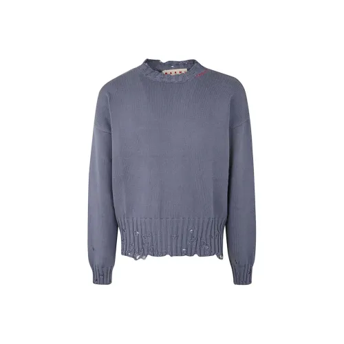 MARNI Синие Серые Мужские Свитера