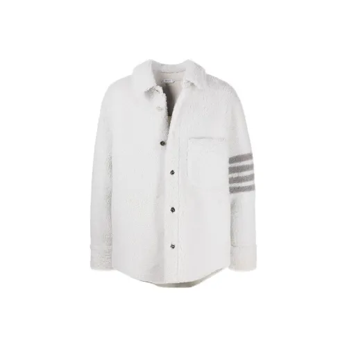 THOM BROWNE Серый Мужской Куртки