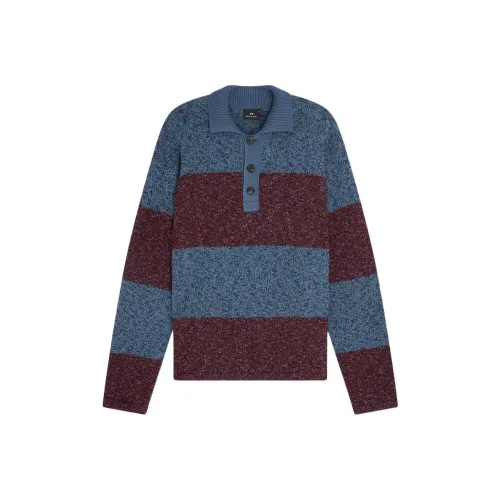 Paul Smith Серый Синий Мужские Свитера