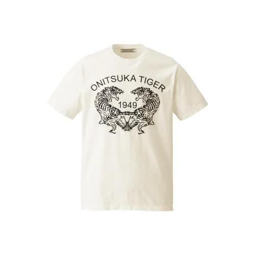 Onitsuka Tiger Белая Унисекс Футболка