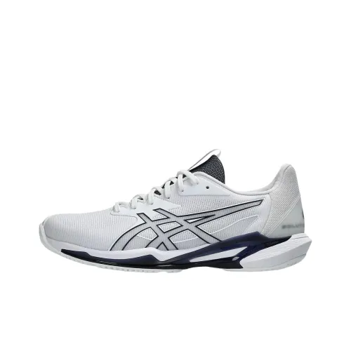 Asics Solution Speed FF 3 Теннисные Кроссовки Низкий Верх Белый Синий Мужской