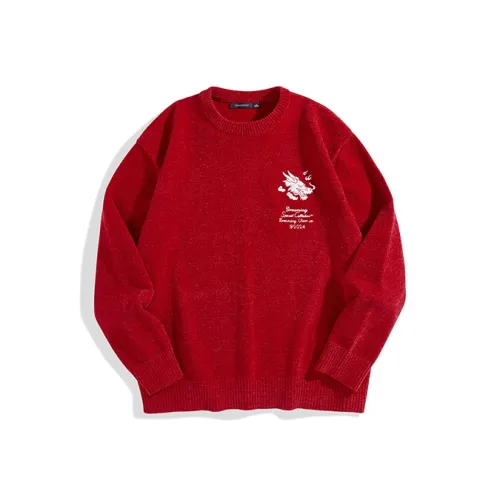 PEACEBIRD MEN Свитер Унисекс Красный