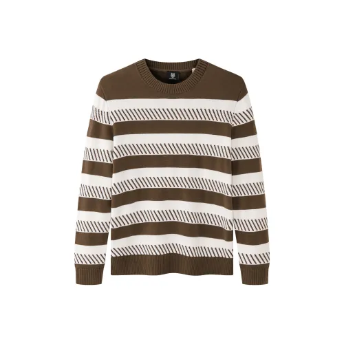 SEPTWOLVES Свитер Мужской Темно-умбровый