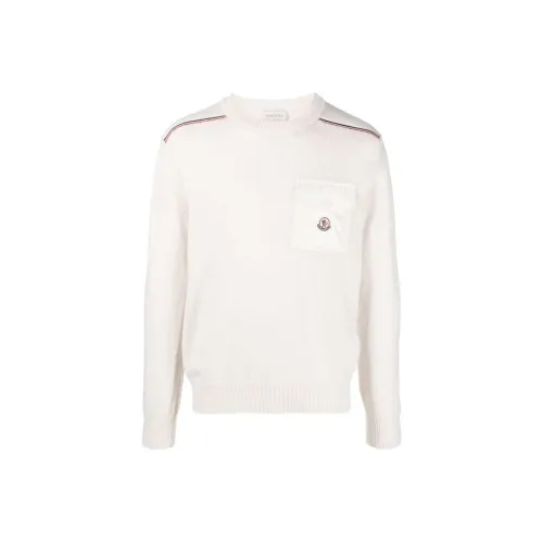 MONCLER Белые Мужские Свитера