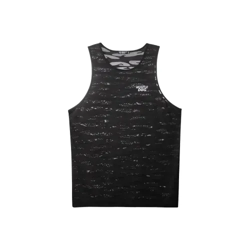 Muscle Dog Топ без рукавов Мужской Черный