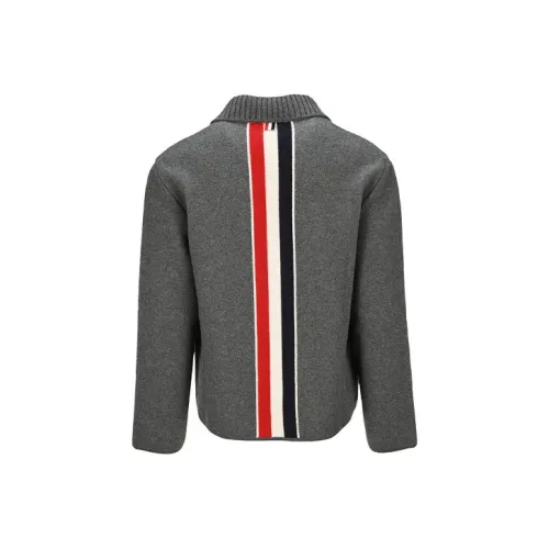 THOM BROWNE Серый Мужской Куртки