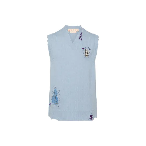 MARNI Топ без рукавов Мужской Светло-Синий