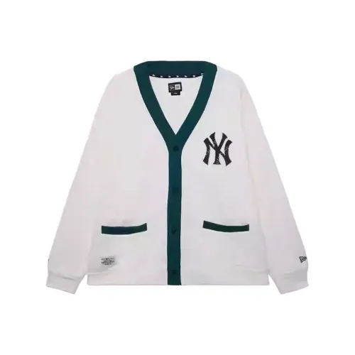 New Era x MLB Base Logo FW24 Трикотаж Унисекс Айвори Белый