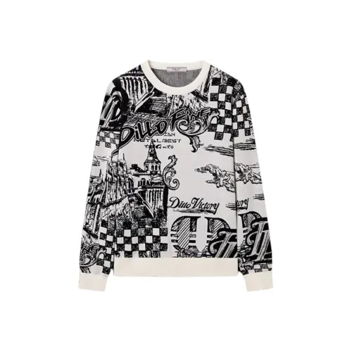 DILLO FW24 Свитер Мужской Экрю Буква