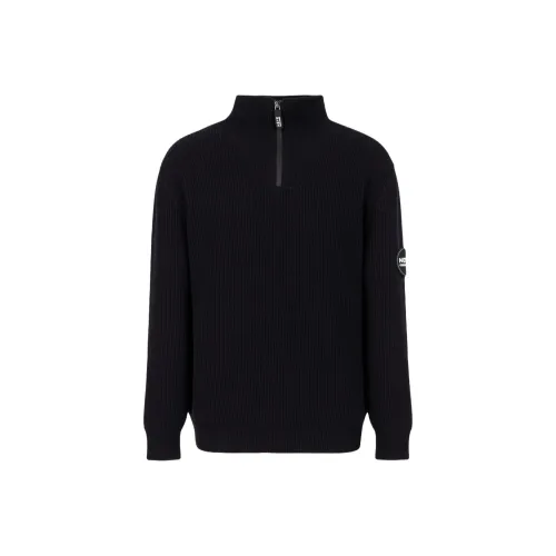 GIORGIO ARMANI FW24 Свитер Мужской Темно-синий