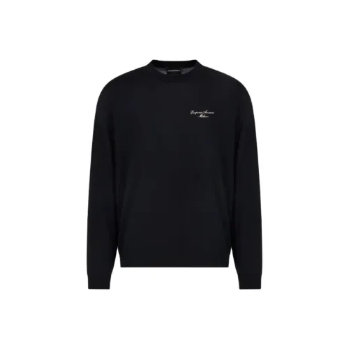 EMPORIO ARMANI Свитер Мужской Морской Синий