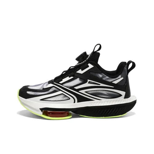 Cool Odd Rebound Дышащий Легкий Амортизация Низкий Топ Детские Беговые Кроссовки Черный Белый Подростки