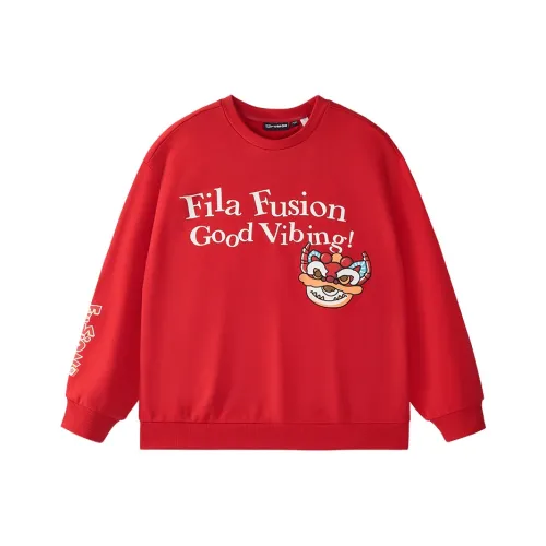 FILA FUSION FOB series Толстовка Мужской Гранат Красный