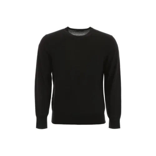 Ermenegildo Zegna Черные Мужские Свитера
