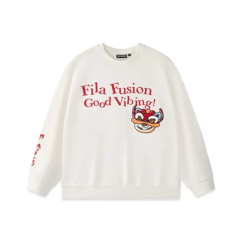 FILA FUSION FOB series Толстовка Мужской Cloud White