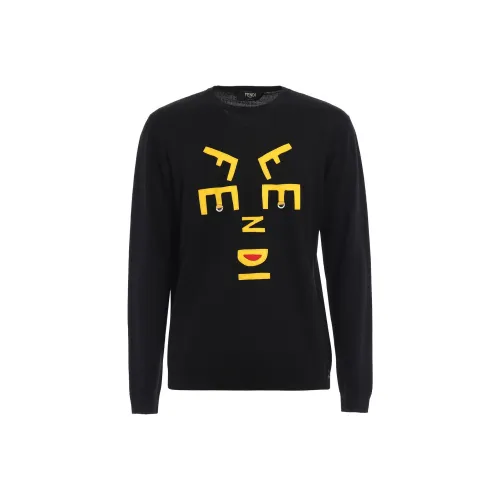 Fendi Черные Мужские Свитера