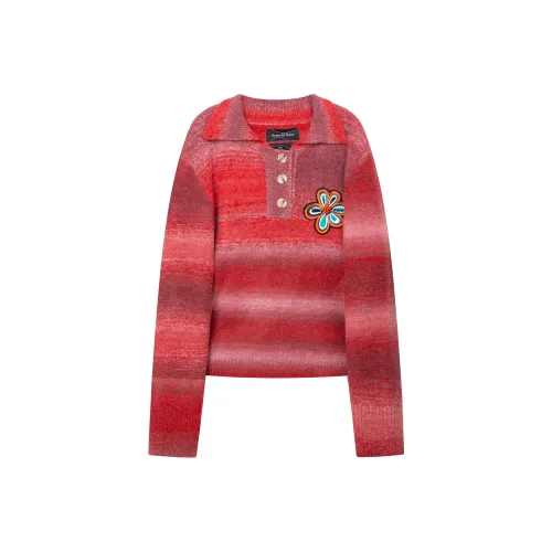 Scene In Scene Трикотаж Унисекс Градиент Красный