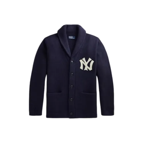 Polo Ralph Lauren x Yankees FW24 Свитер Мужской Морской Синий