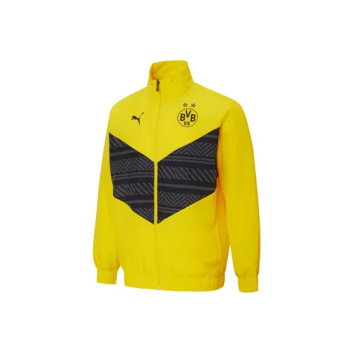 PUMA BVB Soccer Желтые Мужские Куртки