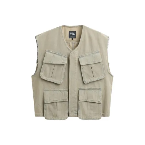 ZARA Зеленый Мужские Майки