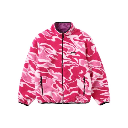 PALACE FW21 Mirage Двусторонний флисовый куртка розовый куртки и пальто унисекс
