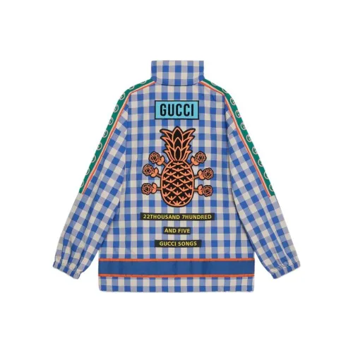 GUCCI Blue Men's Jackets GUCCI Синий Мужские Куртки