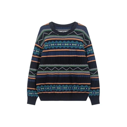 Bosieagender Свитер Унисекс Темно-синий