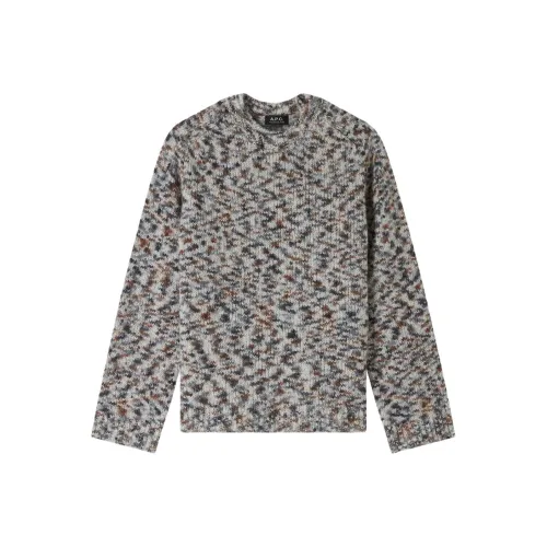 A.P.C Серые Мужские Свитера