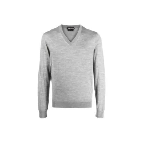 TOM FORD Серые Мужские Свитера