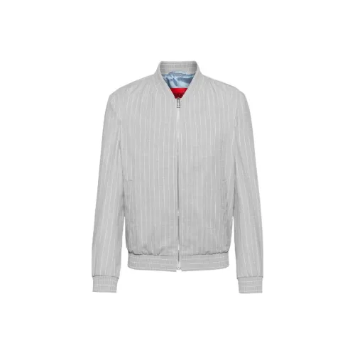 Hugo Boss Мужские куртки среднего серого цвета