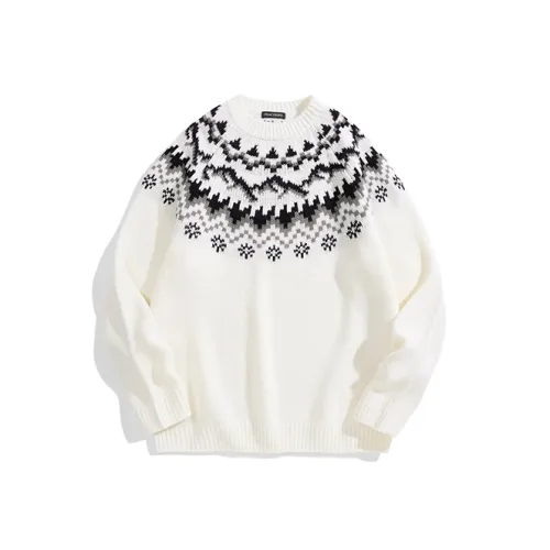 PEACEBIRD MEN Свитер Унисекс Белый