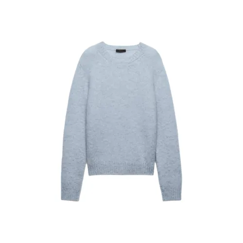 PRADA SS25 Свитер Мужской Небесно-Синий