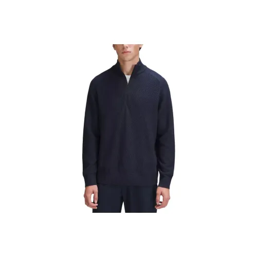 lululemon Textured Knit Полузастежка Свитер Мужской