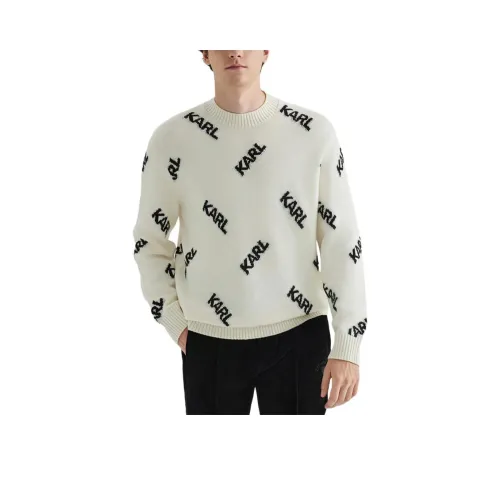 Karl Lagerfeld Свитер Мужской Белый
