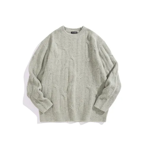 PEACEBIRD MEN Серый Зеленый 1 Унисекс Свитера